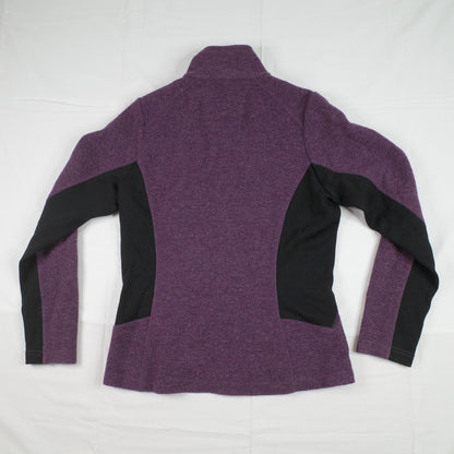 Kathmandu Merino 300+ Fleece Jacket Zip Up Hooded Womens 10