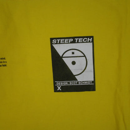 The Northface U Steep Tech Lighting Long Sleeve Yellow Mens XL