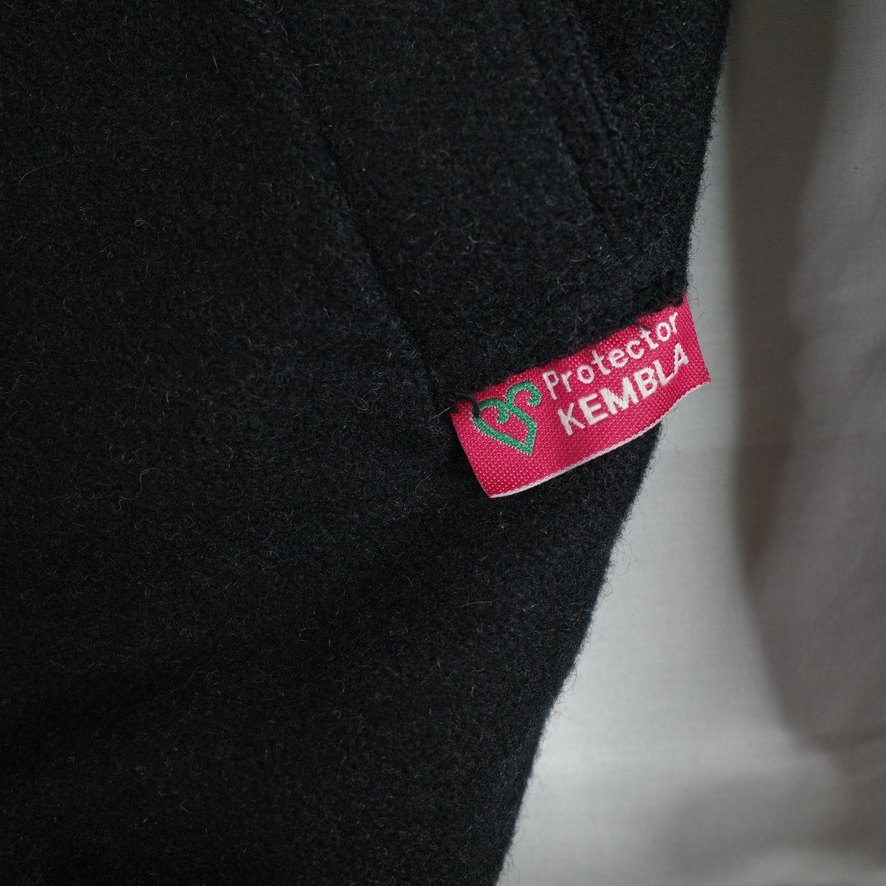 Protector Kembla Mens 70s Black Wool Blend Laminex Worker Bomber Australian Made Size 80 Fits L