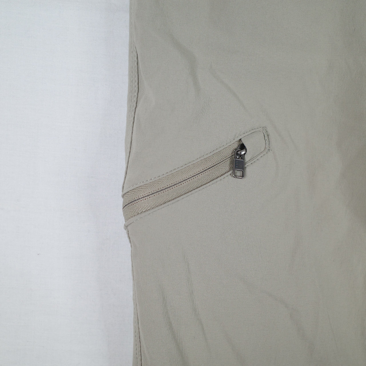 Patagonia Womens Pants Size 2 Khaki Beige Quandry Nylon Roll Up Hiking Pants