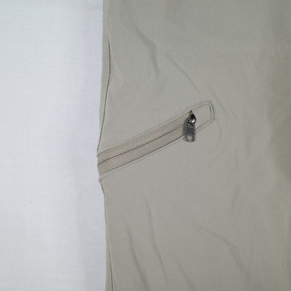 Patagonia Womens Pants Size 2 Khaki Beige Quandry Nylon Roll Up Hiking Pants
