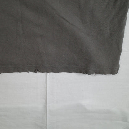 Vintage Converse Distressed Dark Grey Mens Short Sleeve Polo Medium New