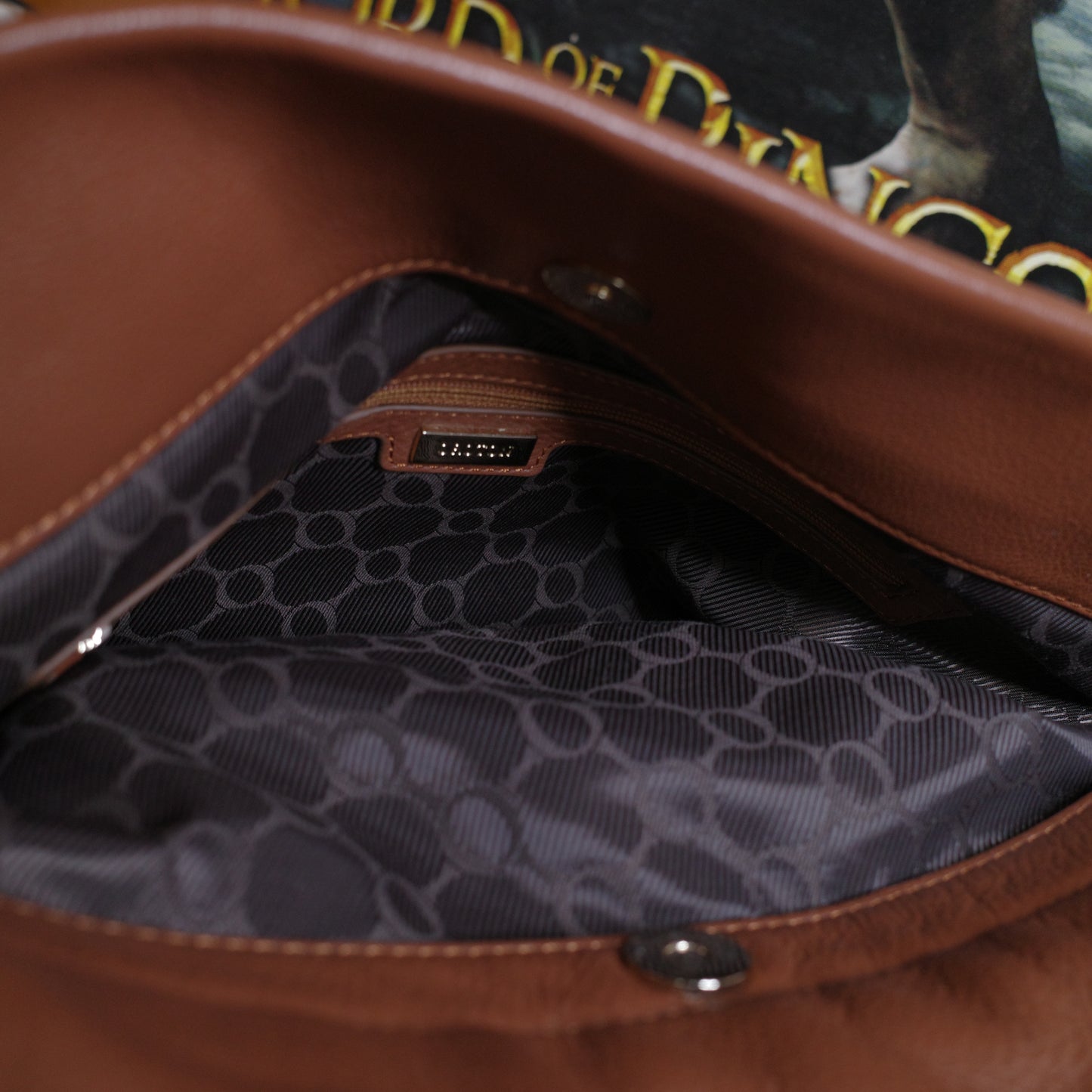 Oroton Tan Leather Shoulder Bag