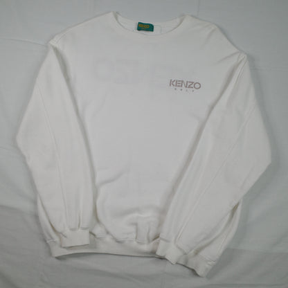 Kenzo Golf Crewneck White Mens Small