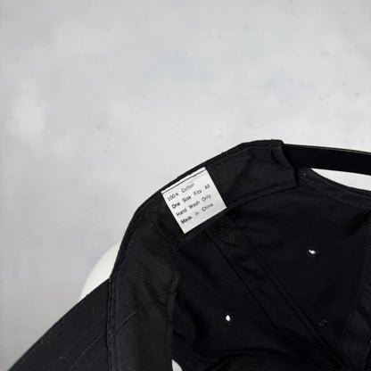 Vintage Q Soft Microsoft Black Snapback Hat