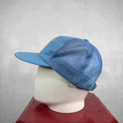 Vintage Cricket United Kingdom Light Blue Snapback Cap