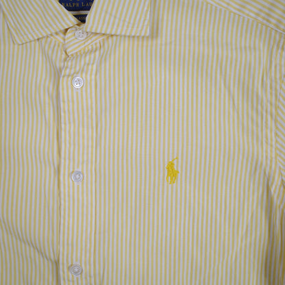 Polo Ralph Lauren Oxford Yellow Striped Womens 4