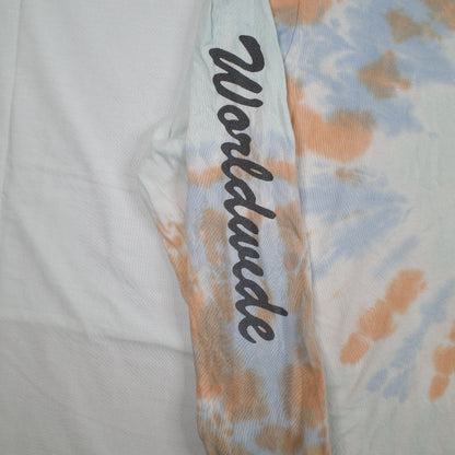 RVCA Matty's Patty's BBQ Tie Die Long Sleeve T Shirt Matty Mattherson XL