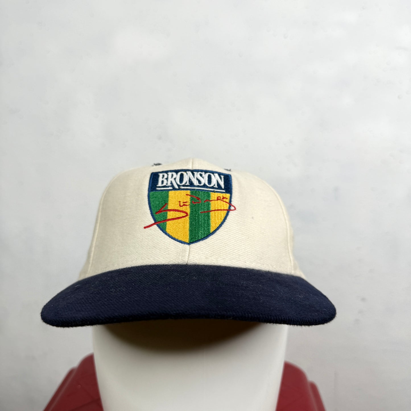 00's Bronson Shield Crest Navy Cream Cap