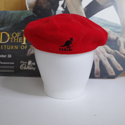Kangol Wool 504 Flat Cap Men Vintage Red Large