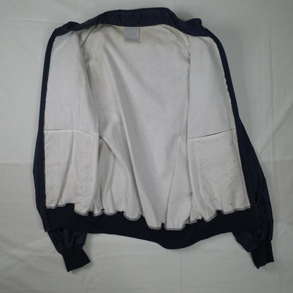 Vintage Adidas 90's New Zealand Made Two Tone Blue Lined Track Set Jacket Pants Mens Medium
