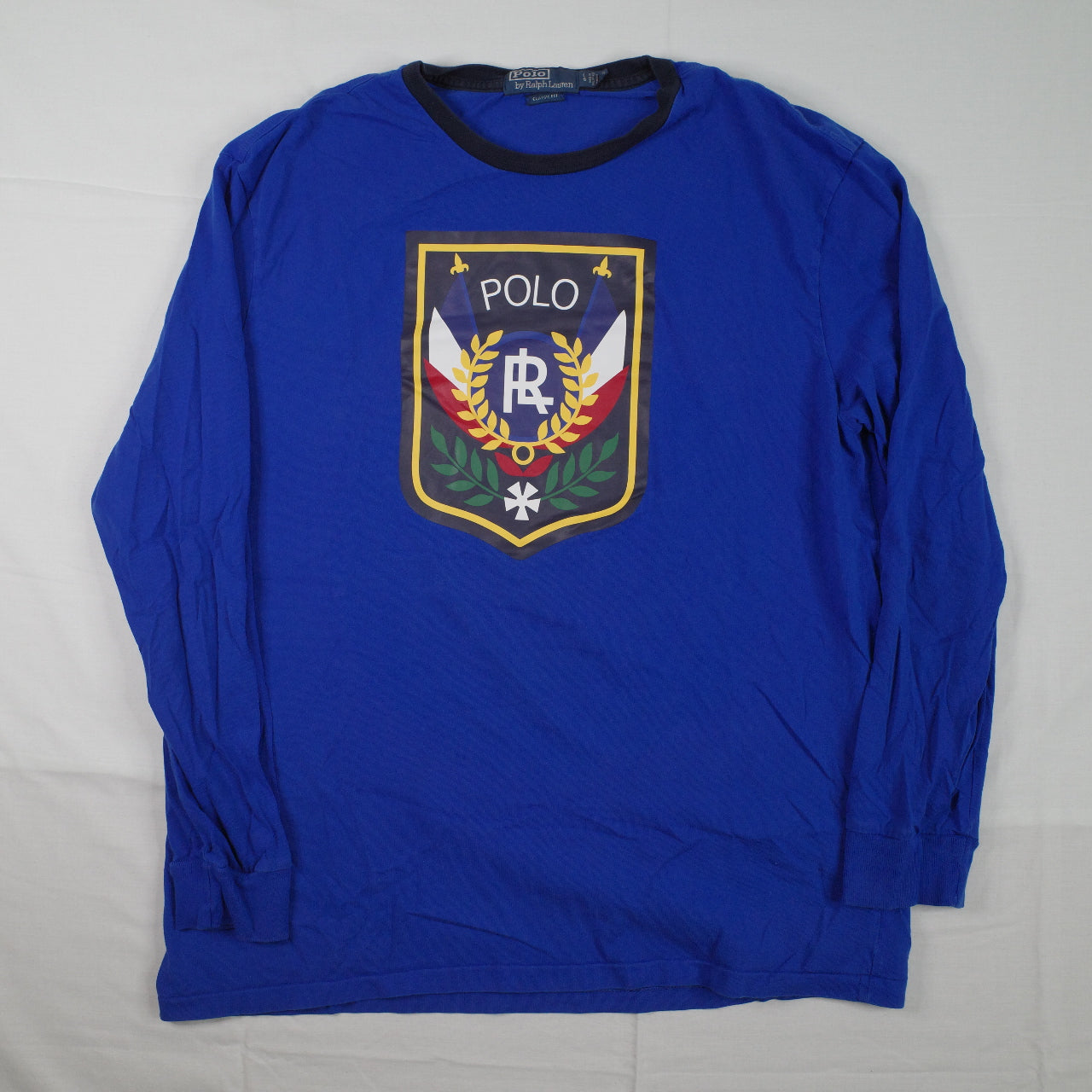 Polo Ralph Lauren Uni Crest Long Sleeve T Shirt Mens Large