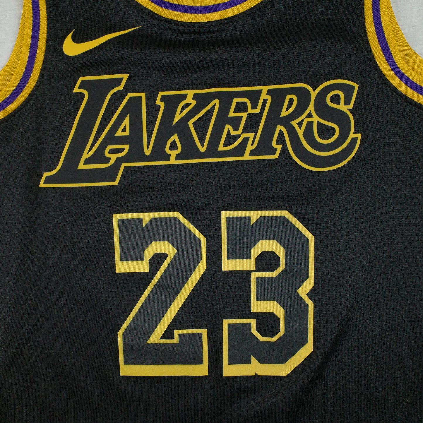 Lebron James Nike Lakers Black Mamba City Jersey Size 44 Men's Medium 2020