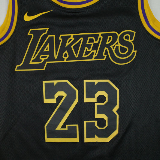 Lebron James Nike Lakers Black Mamba City Jersey Size 44 Men's Medium 2020