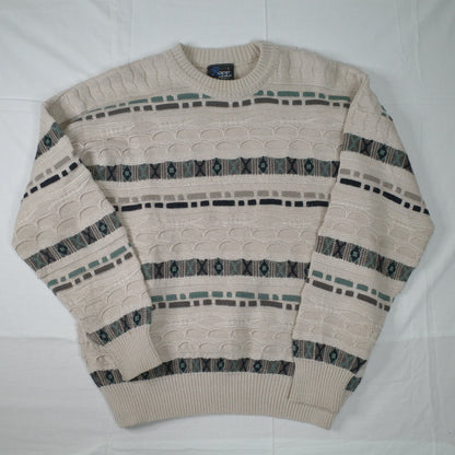 Rapp Knitwear Coogi Inspired Crewneck Australia Made Mens Medium