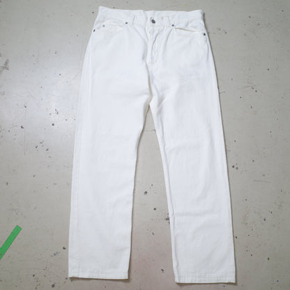 Kenzo Homme White Jeans Pants Made In Italy Waist 36 Length 34