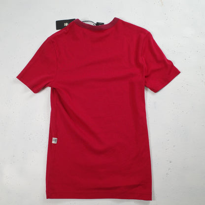 G-STAR Womens Slim Fit Graphic T-Shirt Top Chilli Red XS Short Sleeve New