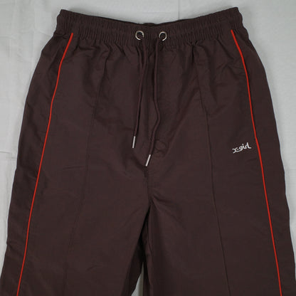 X-Girl Nylon Easy Pant - Mud Coloured Trackpants Womens Size 6 New