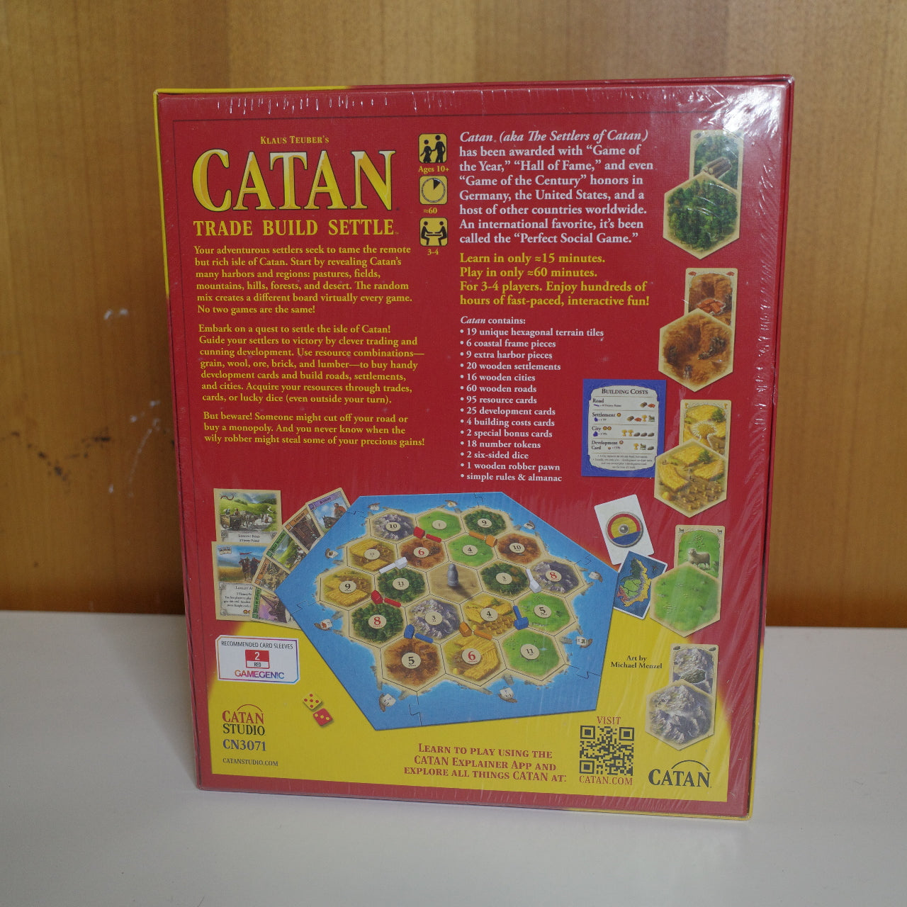 Klaus Teuber's Catan Game 25th Anniversary Trade Build Settle CN3071 NEW SEALED