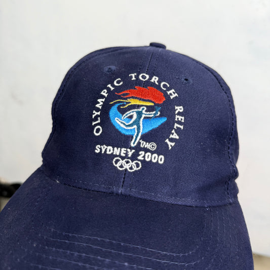 Olympic Torch Relay Sydney 2000's Navy Embroidered Cap