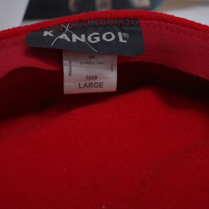 Kangol Wool 504 Flat Cap Men Vintage Red Large