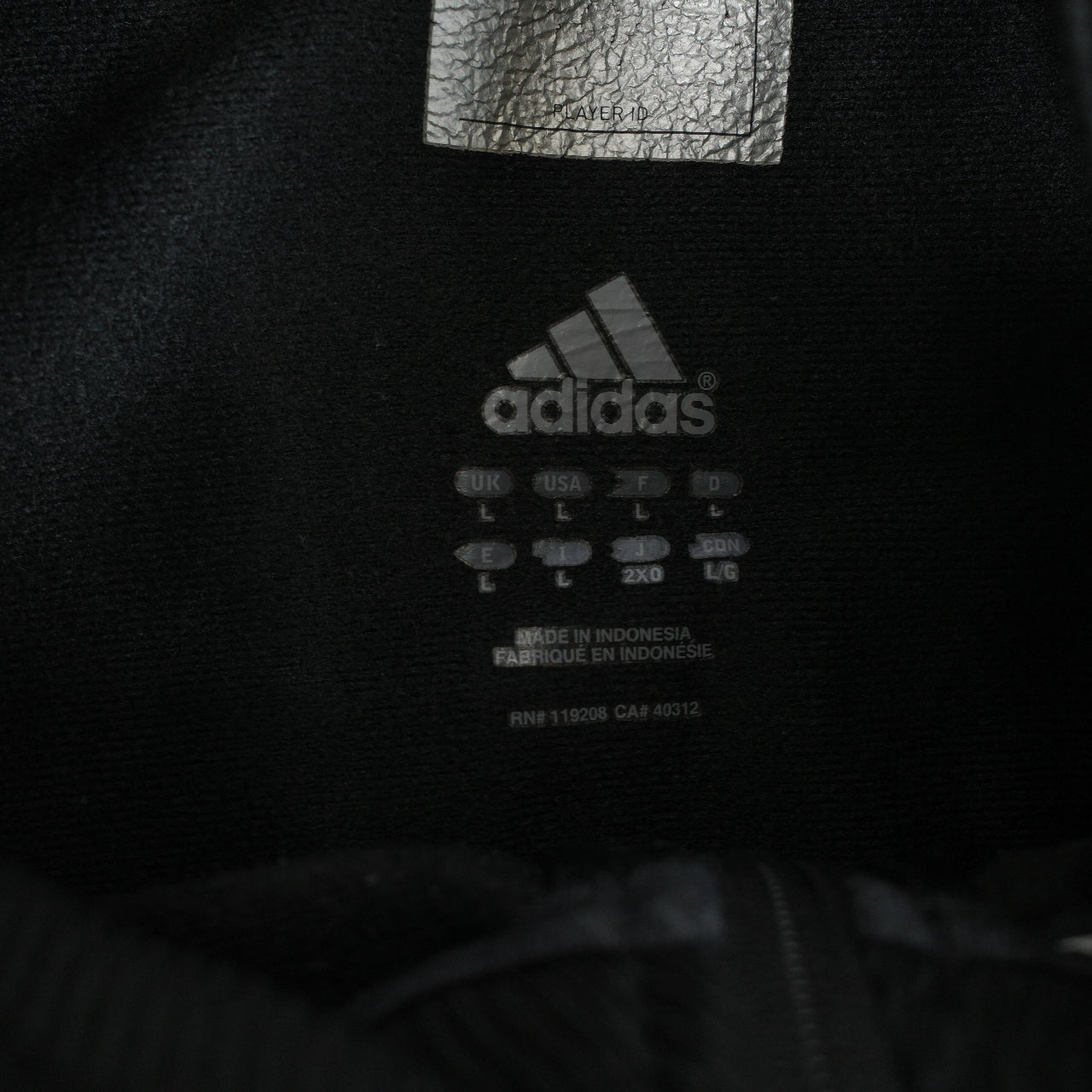 Adidas Originals 3 Stripe Trefoil Track Jacket Black Size Large