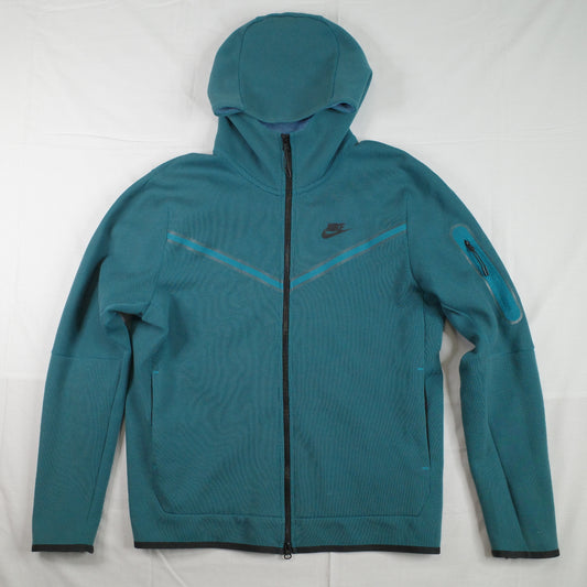Nike Sportswear Tech Fleece Windrunner Mens XL Full Zip Jacket Teal