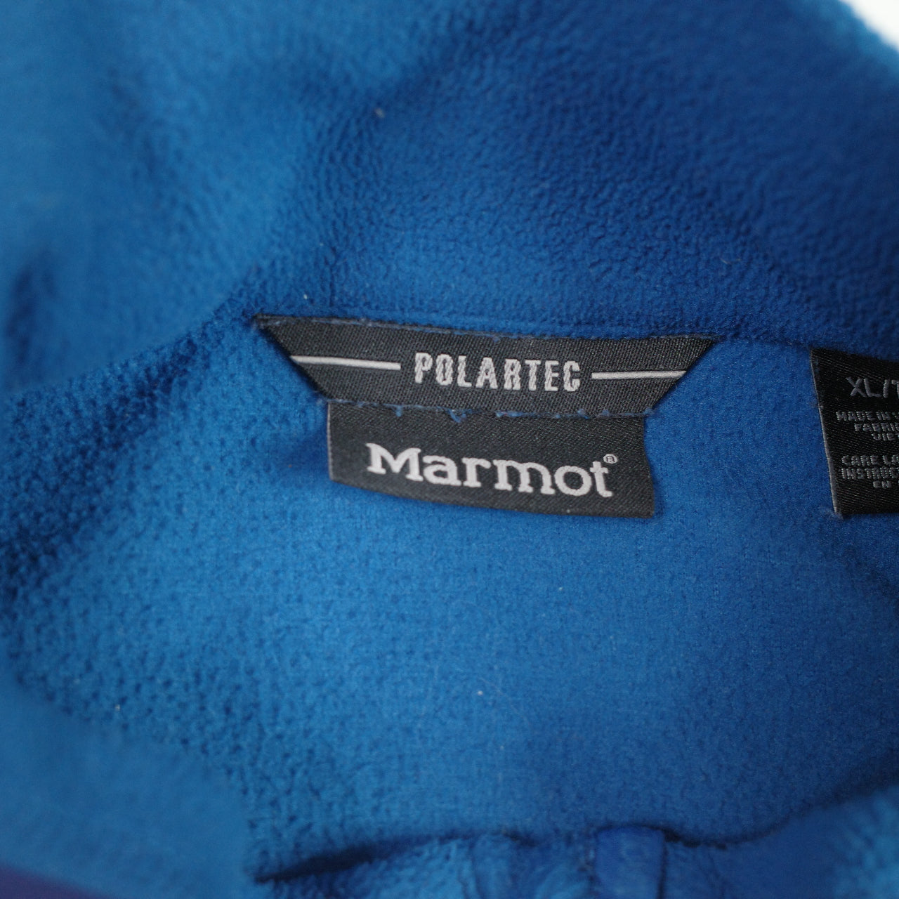 Marmot Fleece Jacket Polartec Full Zip Mens XL Blue Insulated Layer