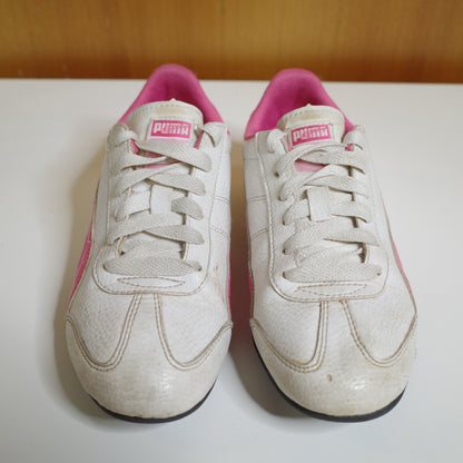 Vintage Puma Speedcat White Pink Womens Shoes 352984-06 UK2