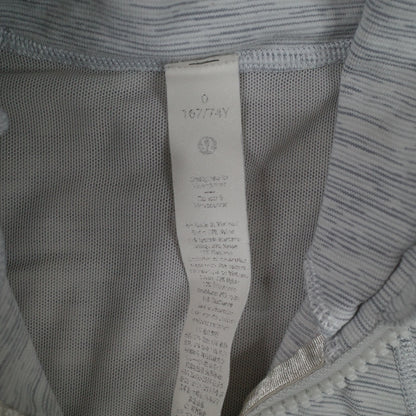 Lululemon Define Gray Quarter Zip Womens Size 0 167/74Y Yoga