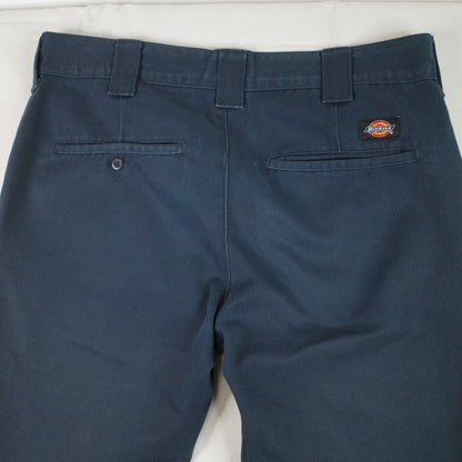 Dickies Slim Fit Chino Dark Blue Mens Waist 34~