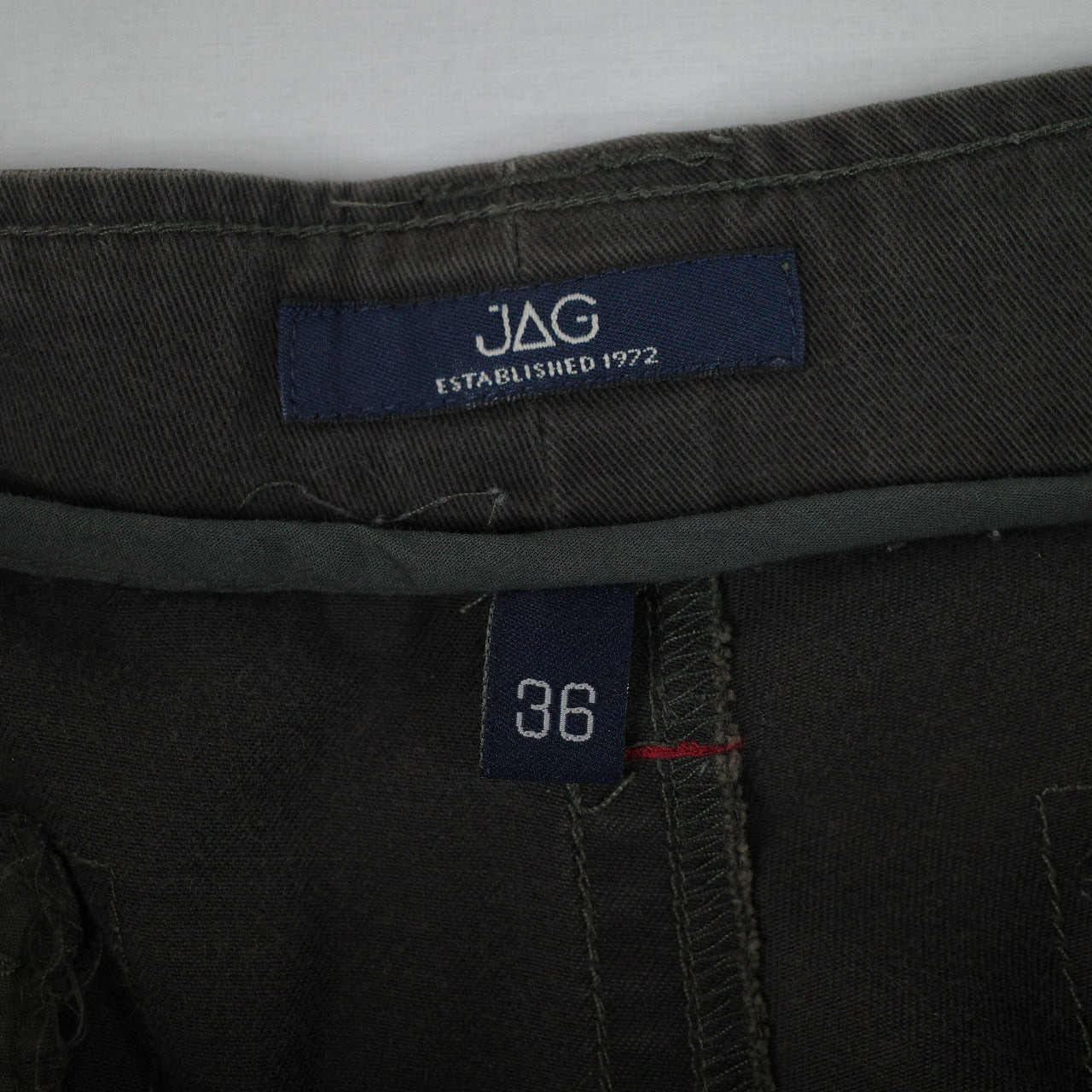 Jag Denim Cargo Dark Green Shorts Mens 36 Waist
