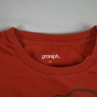 Graniph Japanese Lamb Chop Orange Long Sleeve Sheep Graphic Japan Small