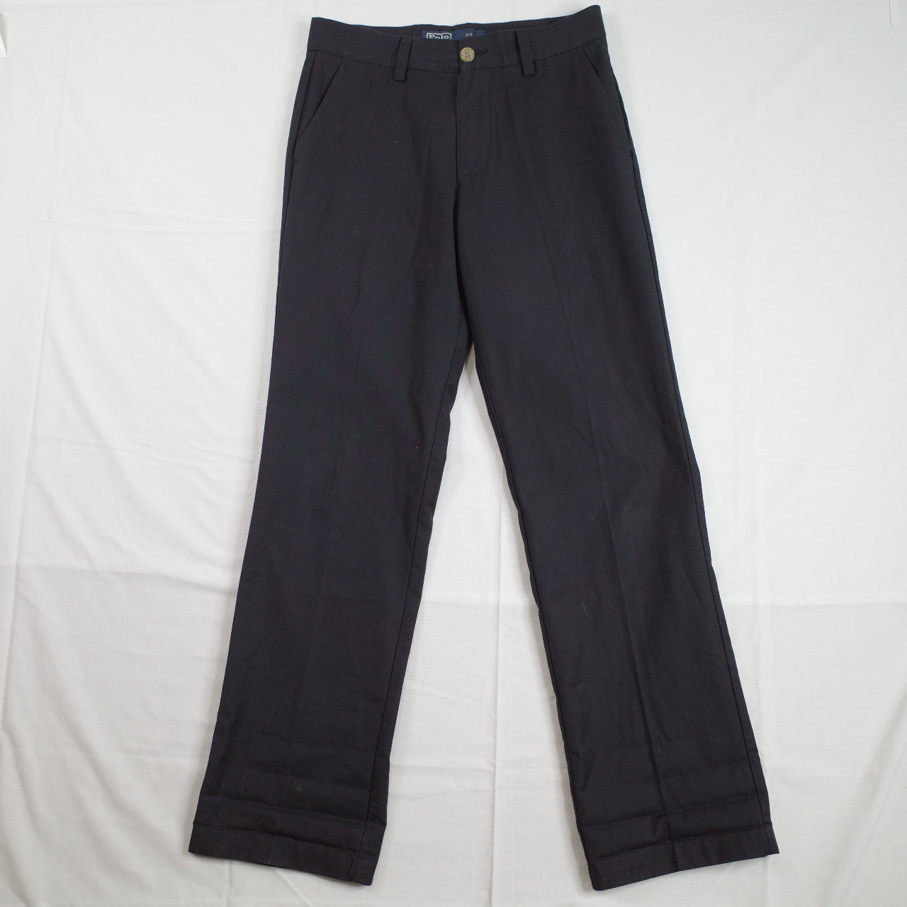 Vintage Polo Ralph Lauren Pants Mens 29 Navy RL67 Classic Chino Cargo 100% Cotton