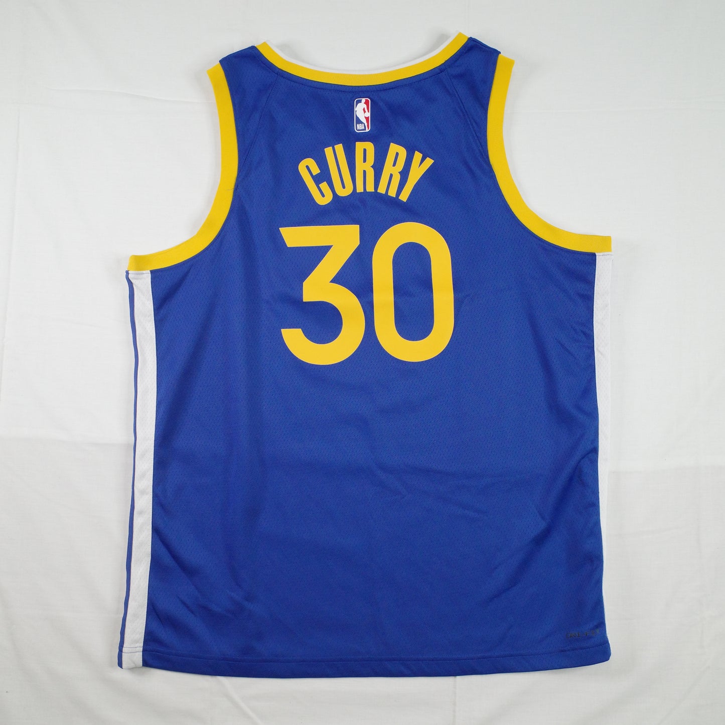 Nike Authentic Swingman Steph Curry Golden State Blue Home Jersey Size 52