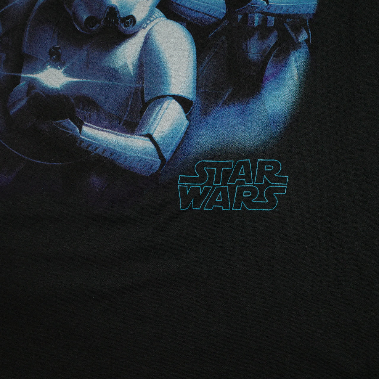 Vintage Star Wars T Shirt Storm Trooper Army Cool Blue Mens XL