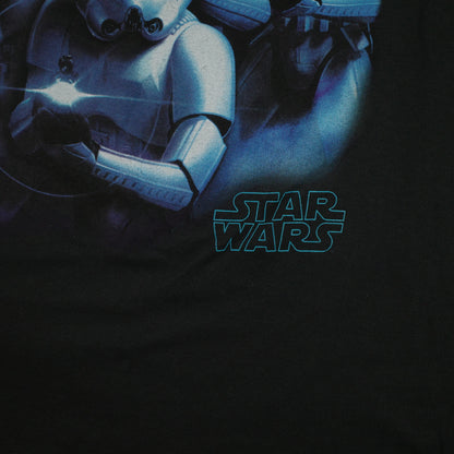 Vintage Star Wars T Shirt Storm Trooper Army Cool Blue Mens XL