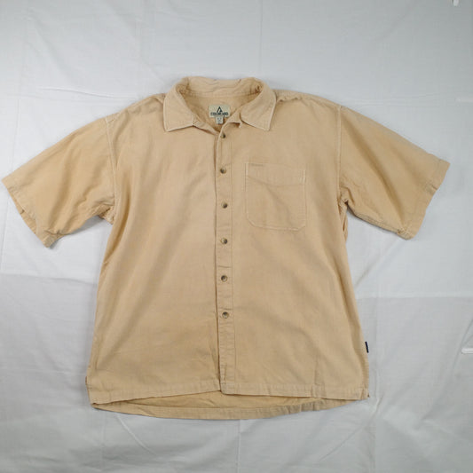 Colorado Adventurewear Outdoor Cotton Shirt Vintage Mens Short Sleeve Shirt