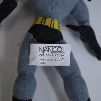 DC Comics Batman Plush Doll Figure 11" Soft Velvet Body Cape Nanco Black Gray