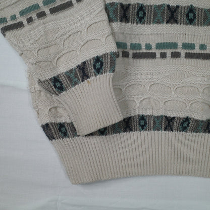 Rapp Knitwear Coogi Inspired Crewneck Australia Made Mens Medium