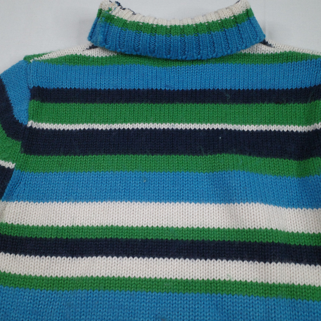 Vintage Rip Curl Girl Turtle Neck Knit Sweater Cardigan Womens 8