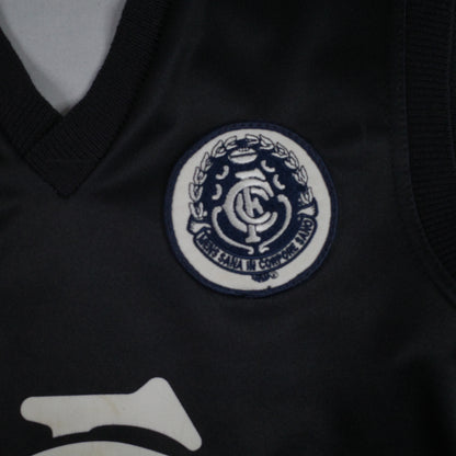 Carlton Blues AFL Vintage Sekem Knit Jersey Mens Small Made in Australia