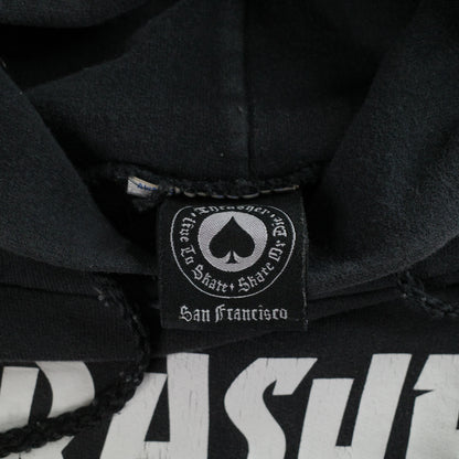 Thrasher Skateboard Magazine Black 2XL Hoodie Used Vintage