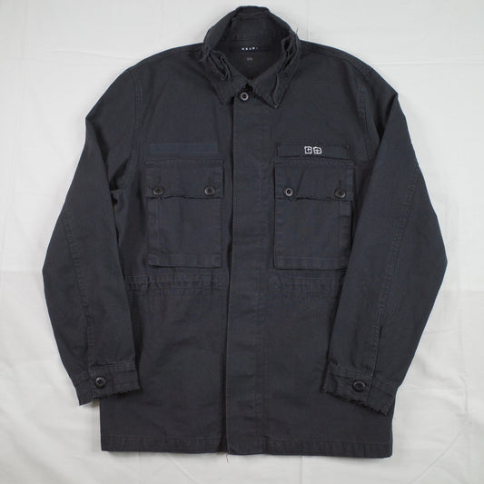 Ksubi Field Jacket You Stole My Nirvana Black Button Up Mens Large