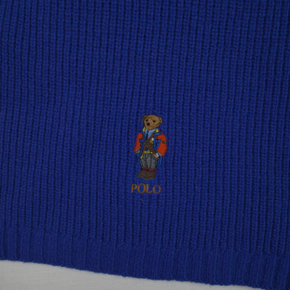 Polo Ralph Lauren Scarf Polo Bear Navy Knit