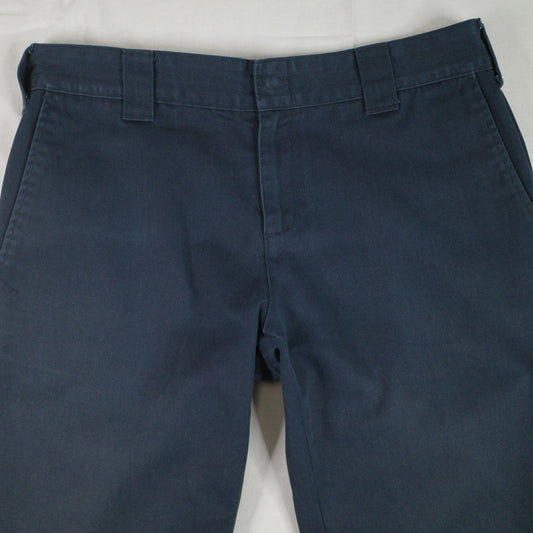 Dickies Slim Fit Chino Dark Blue Mens Waist 34~