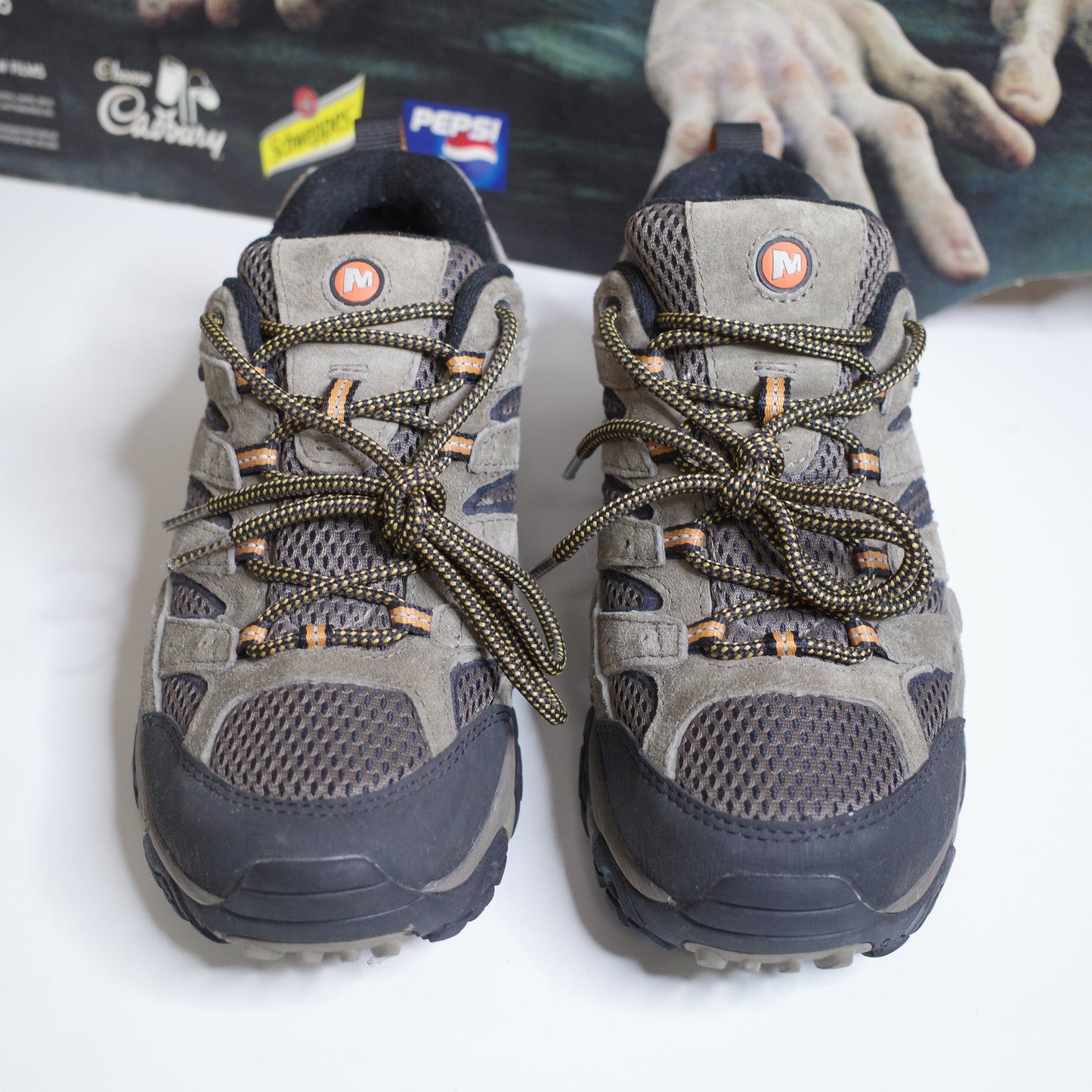 Merrell Moab 3 Vent Walnut Hiking Boot Shoe Men's US 7 UK6.5 Vibram Like New