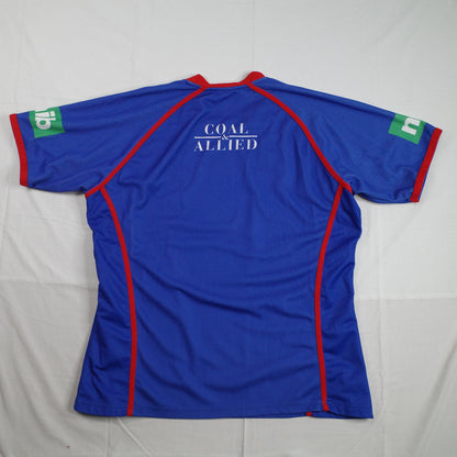 Newcastle Knights Mens Size 2XL Blue NRL Rugby League Home Jersey