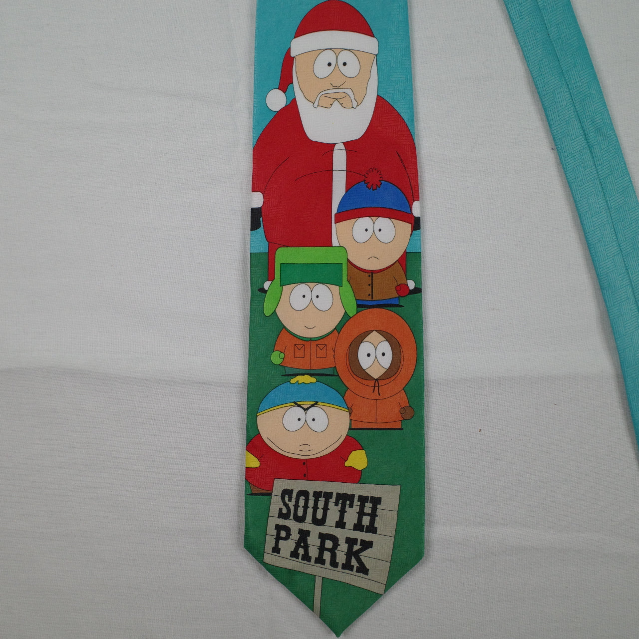 Vintage 1998 South Park Tie Santa Tie Cartman Kyle Stan Kenny NWT