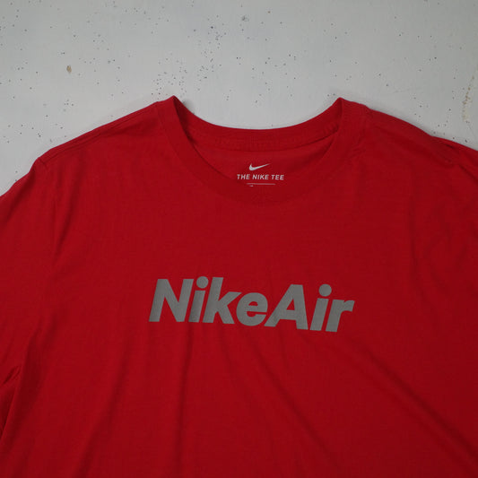 Nike Air Reflective University Red Spell Out T-Shirt Mens XL New